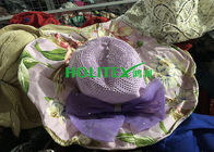 Colorful 2nd Hand Hats , Mixed Female Used Hats And Caps For All Seasons